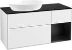 weiß / Mitteldichte Faserplatte (MDF) / FA52P D 1200x603x501mm Glossy White