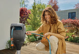 GARDENA Terrassen-Schlauchbox RollUp S 398 mm mit 15 m Schlauch und 360°-Drehung