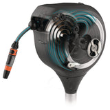 GARDENA Terrassen-Schlauchbox RollUp S 398 mm mit 15 m Schlauch und 360°-Drehung
