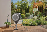 GARDENA Terrassen-Schlauchbox RollUp S 398 mm mit 15 m Schlauch und 360°-Drehung