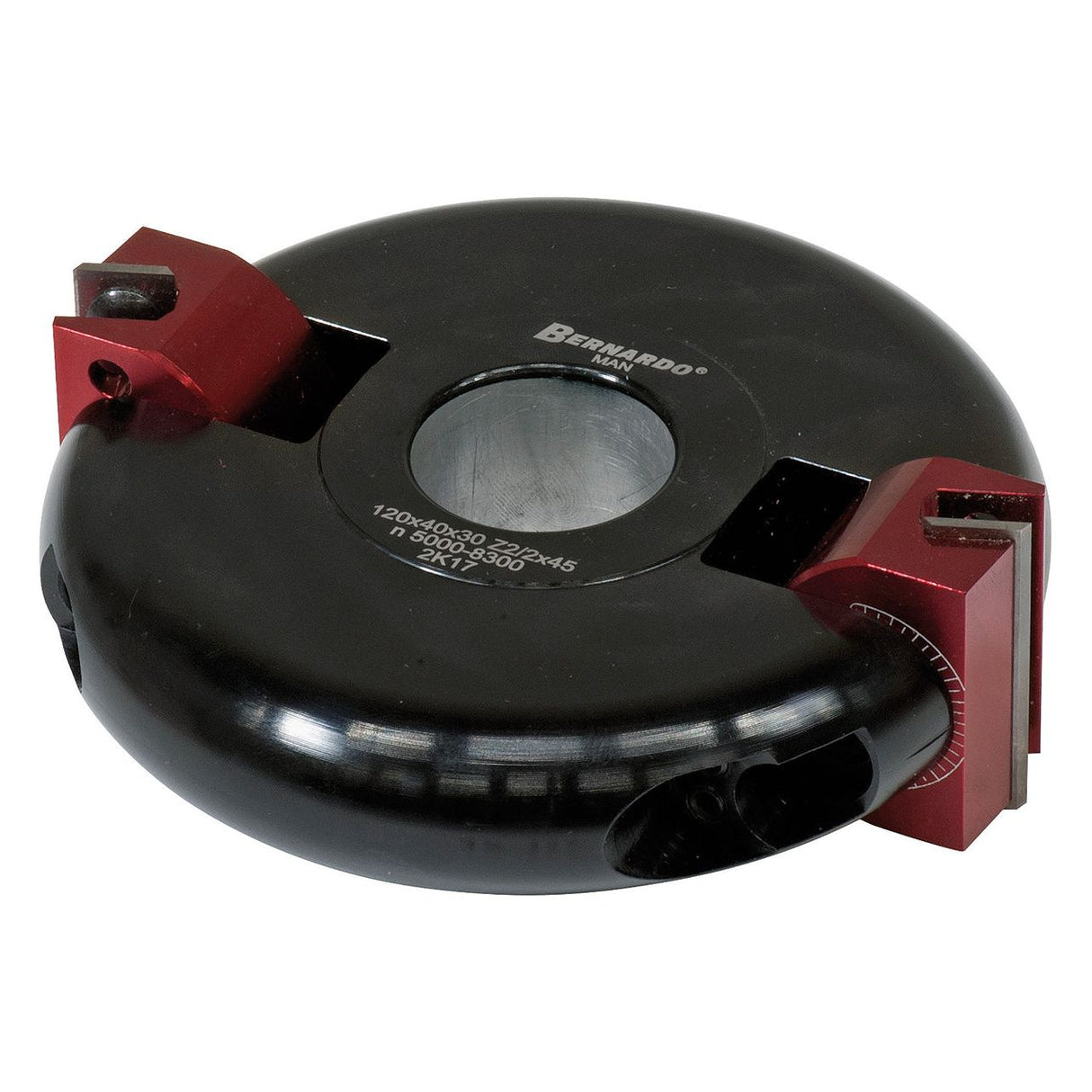 BERNARDO Fräswerkzeuge Holz – Modell Schwenkmesserkopf 120 x 40 x 30 mm - Z2/2x45°