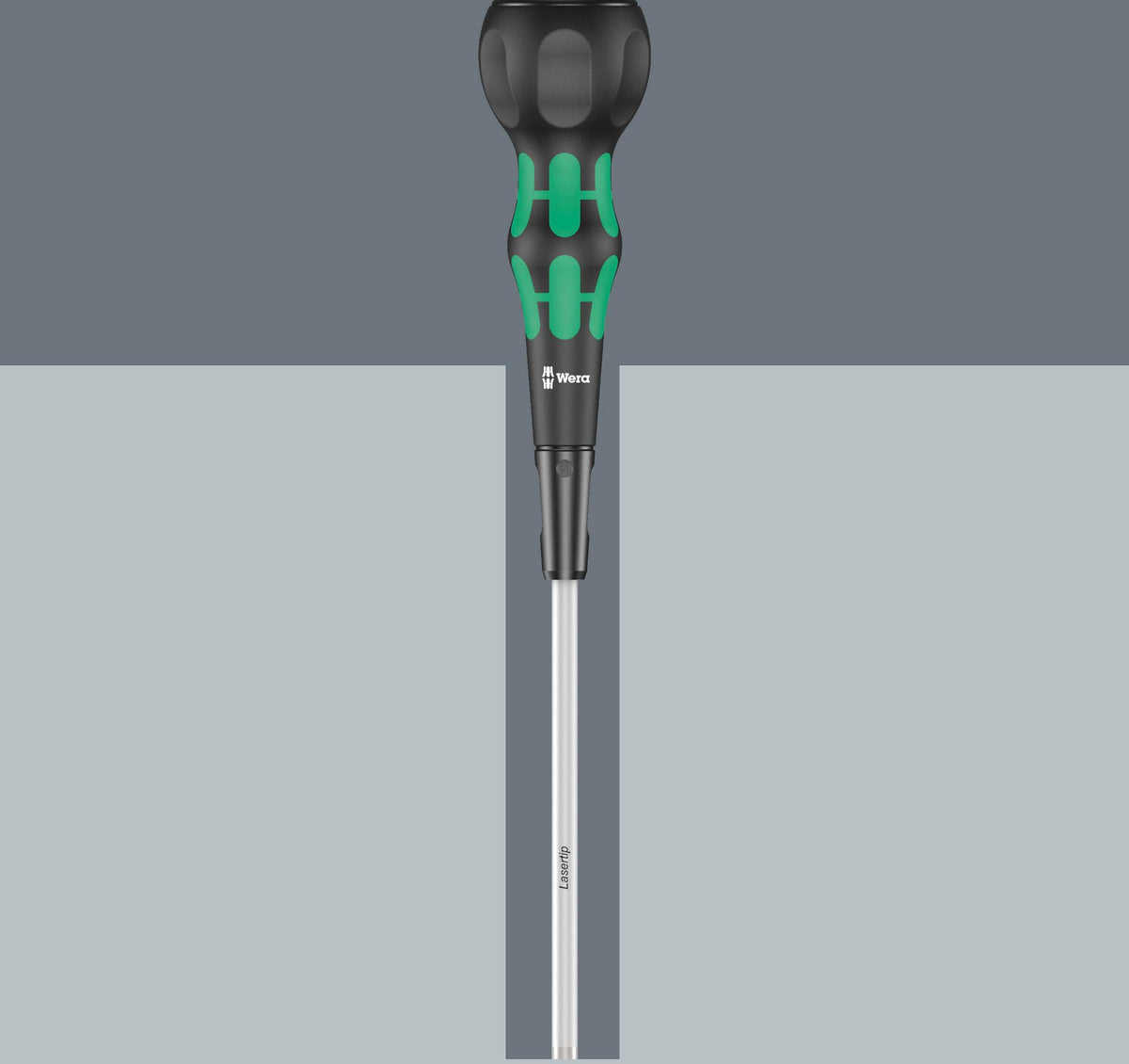 WERA Schraubendreher 1834 Schlitz 6 mm Lasertip Kraftform Ball-Grip für Feinmechanik
