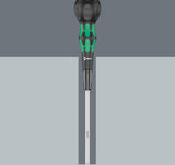 WERA Schraubendreher 1834 Schlitz 6 mm Lasertip Kraftform Ball-Grip für Feinmechanik