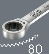 WERA Maulringratschenschlüssel 6007 Joker SW 10 mm – Extra langer Knarrenringmaulschlüssel mit Haltefunktion