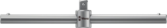 WERA Zyklop Quergriff 8789 B 3/8 Zoll Vierkant 165 mm CV mattverchromt mit verschiebbarem Antrieb