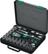 WERA Steckschlüsselsatz Zyklop Speed 37-teilig 1/2 Zoll SW 10-32 mm 6-Kant