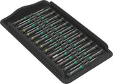 WERA Feinmechanikerschraubendreher-Satz Kraftform Micro Big Pack 1, 25-teilig, Schlitz/PH/TORX®/TORX PLUS®/Microstix®