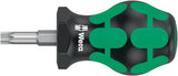WERA Schraubendreher 367 TORX® Stubby T 10 mit 2K-Griff und Rundklinge