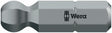 Wera Bit 842/1 Z Sechskant-Kugelkopf SW 2,5 mm, 1/4" Antrieb, CV-Molybdän, 25 mm lang