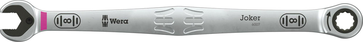 WERA Maulringratschenschlüssel 6007 Joker SW 10 mm – Extra langer Knarrenringmaulschlüssel mit Haltefunktion
