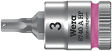 WERA Steckschlüsseleinsatz 8740 A HF 1/4 Zoll SW 5/16 Zoll mit Haltefunktion und Farbleitsystem