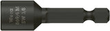 WERA Steckschlüsseleinsatz 869/4M mit 6-Kant-Antrieb SW 5,5 mm, 50 mm, Magnet