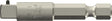WERA Adapter 870/4 – 1/4 Zoll Außensechskant auf 1/4 Zoll Außenvierkant, 50 mm