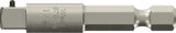 WERA Adapter 870/4 – 1/4 Zoll Außensechskant auf 1/4 Zoll Außenvierkant, 50 mm