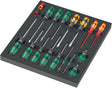 WERA Werkzeugmodul 9710 18-teilig mit Schaumstoffeinlage und Schraubendreher-Set