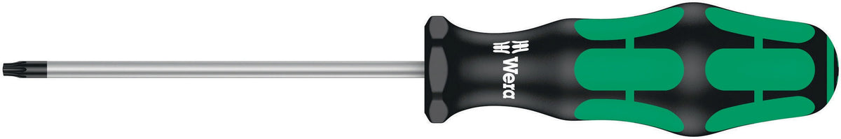 WERA Schraubendreher 367 TORX BO T 10 mit 2K-Griff und BlackPoint-Spitze