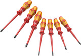 WERA Schraubendrehersatz 160 iSS/7 7-teilig VDE extra slim Schlitz/PH/PZD