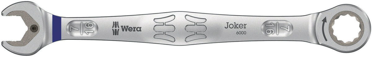 WERA Maulringratschenschlüssel 6000 Joker Imperial 3/8 Zoll mit Haltefunktion