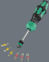 WERA Magazinbithalter Kraftform Kompakt 20 RA-R 6-tlg. mit Ratsche und Rapidaptor