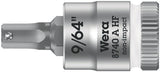 WERA Steckschlüsseleinsatz 8740 A HF 1/4 Zoll SW 5/16 Zoll mit Haltefunktion und Farbleitsystem