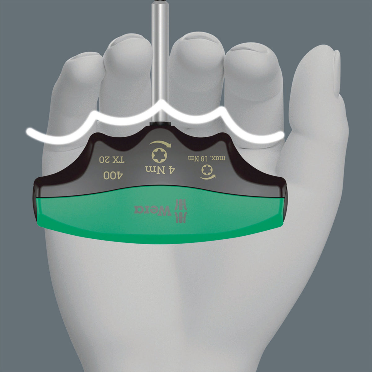 WERA Drehmomentschraubendreher 400 TX TX 20 4 Nm fest eingestellt mit Quergriff
