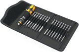 WERA Schraubendrehersatz KK 60 ESD mit 16 Bits und Falttasche – 17-teilig