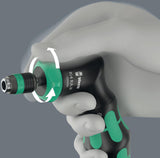 WERA Magazinbithalter Kraftform Kompakt Pistol RA-R 1, 7-teilig, mit Ratsche und Bit-Magazin