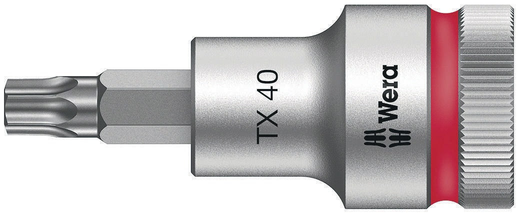 WERA Steckschlüsseleinsatz 8767 C HF TORX® 1/2 Zoll T20, 140 mm, mit Haltefunktion
