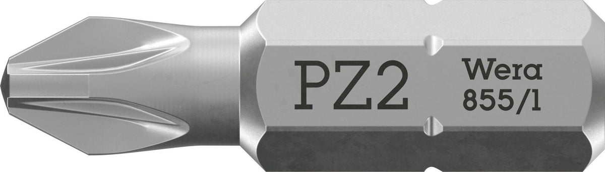 Wera Bit 867/1 Z TX6 TORX® 25 mm 1/4"-Sechskant CV-Molybdän zähhart 10 Stück