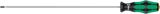 WERA Schlitzschraubendreher 334 mit Lasertip-Spitze, 5 mm Klinge, 2K-Griff, 100 mm