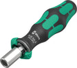 WERA Bithandhalter 838 RA S 1/4 Zoll Komfort Plus Griff mit integrierter Ratsche