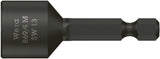 WERA Steckschlüsseleinsatz 869/4M mit 6-Kant-Antrieb SW 5,5 mm, 50 mm, Magnet