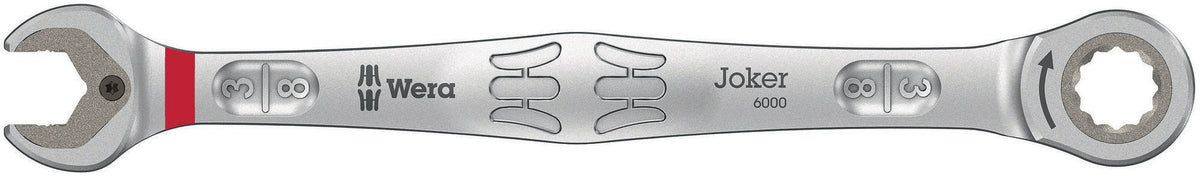 WERA Maulringratschenschlüssel 6000 Joker Imperial 3/8 Zoll mit Haltefunktion