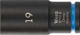 WERA Steckschlüsseleinsatz 8790 B Impaktor Deep 3/8 Zoll, 1 Zoll, 63 mm – Schlagschrauberfest