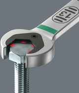 WERA Maulringratschenschlüssel 6007 Joker SW 10 mm – Extra langer Knarrenringmaulschlüssel mit Haltefunktion