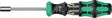 WERA Magazinbithalter KK27 RA 2 6-teilig Schlitz – Kraftform Handhalter mit integrierter Ratsche