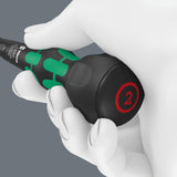 WERA Schraubendreher 1850 PH PH 1 Kreuzschlitz mit Lasertip und Kraftform Ball-Grip