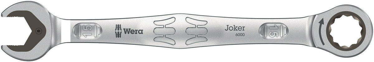 WERA Maulringratschenschlüssel Joker SW 10 mm – 80 Zähne, Haltefunktion, 159 mm