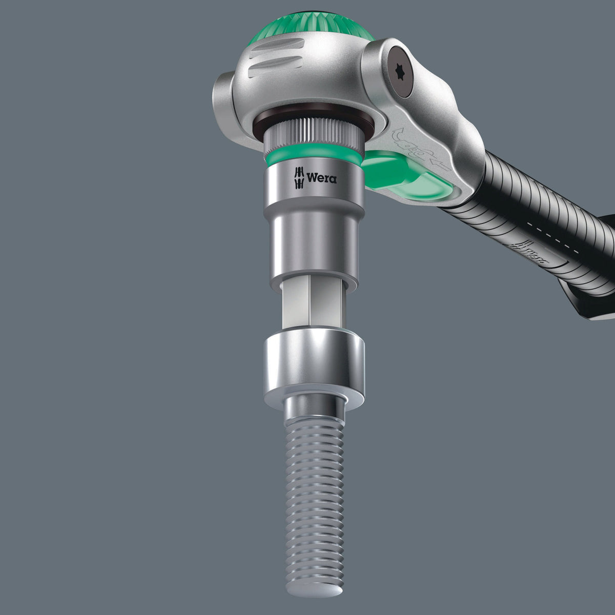 WERA Steckschlüsseleinsatz 8740 C HF 1/2 Zoll SW 10 mm L.140 mm mit Haltefunktion