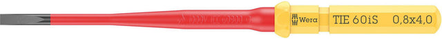 WERA Wechselklinge KK VDE 60 iS TiE Schlitz 0,8 x 4,0 x 157 mm – Isoliert, Black Point, 9 mm Sechskant