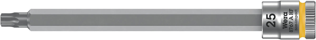 WERA Steckschlüsseleinsatz 8767 A HF TORX® 1/4 Zoll T10, 28 mm, mit Haltefunktion