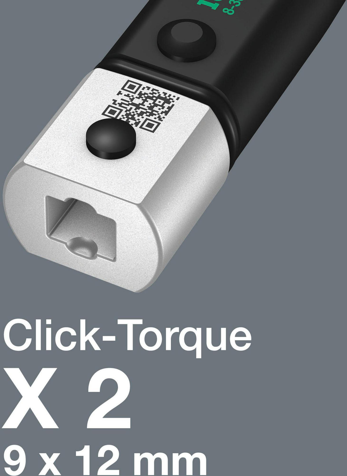 WERA Drehmomentschlüssel Click-Torque X 1, 2,5-25 Nm, 9x12 mm, automatisch auslösend, ±4 % Genauigkeit