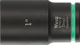 WERA Steckschlüsseleinsatz 8790 B Impaktor Deep 3/8 Zoll, 1 Zoll, 63 mm – Schlagschrauberfest