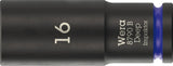 WERA Steckschlüsseleinsatz 8790 B Impaktor Deep 3/8 Zoll, 1 Zoll, 63 mm – Schlagschrauberfest