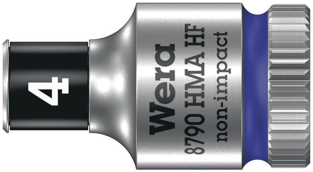 WERA Steckschlüsseleinsatz 8790 HMA HF 1/4 Zoll 6-kant SW 10 mm mit Haltefunktion