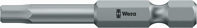 Wera Bit 840/4 Z Hex-Plus SW4 mm – Zähharter Sechskant-Bit für Innensechskantschrauben, 50 mm