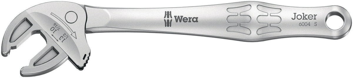WERA Maulschlüssel 6004 Joker S 10-13 mm selbstjustierend, 154 mm, matt verchromt