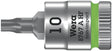 WERA Steckschlüsseleinsatz 8767 A HF TORX® 1/4 Zoll T10, 28 mm, mit Haltefunktion