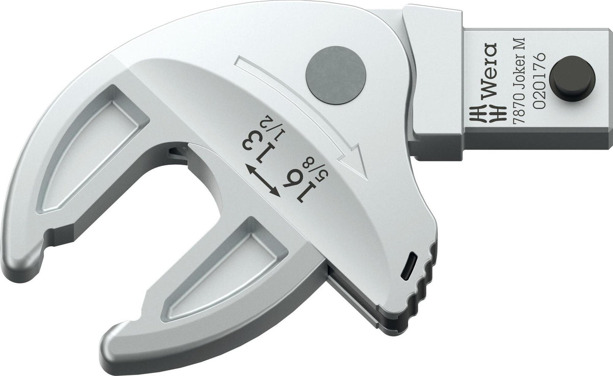 WERA Einsteckmaulschlüssel 7870 Joker L SW 16-19mm, 9x12mm, selbstjustierend mit Ratschenfunktion