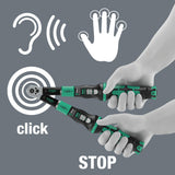 WERA Drehmomentschlüssel Click-Torque Lock A 5 R/L 1/4 Zoll 2,5-25 Nm mit Lock-Funktion